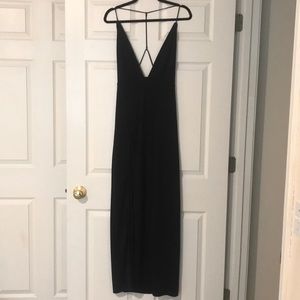Long Black Knit Dress